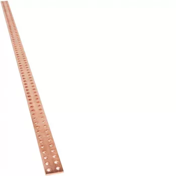 Hager UC844 Quadro perforált réz sín, 600A, 1750x50x5mm