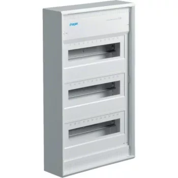   Hager Volta VA36B Műanyag kiselosztó 36 modul, 3 sor, ajtó nélkül, IP30, falon kívüli, Volta (Hager VA36B)