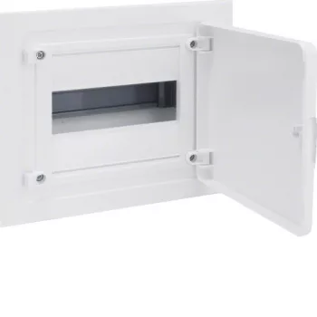   Hager Golf VF108PD Műanyag kiselosztó, 8 modul, 1 sor, teli ajtóval, IP40, süllyesztett, Golf (Hager VF108PD)