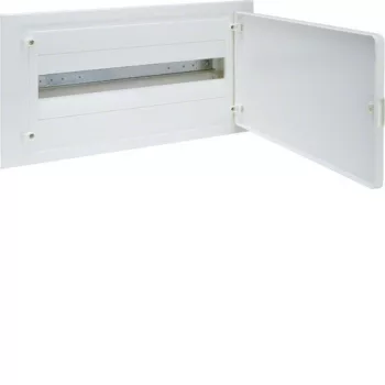   Hager Golf VF122PD Műanyag kiselosztó, 22 modul, 1 sor, teli ajtóval, IP40, süllyesztett, Golf (Hager VF122PD)