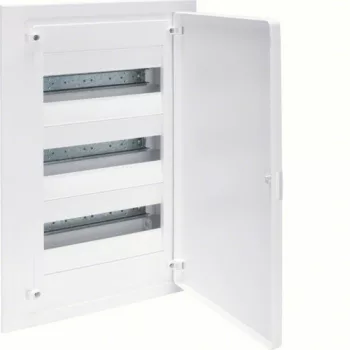   Hager Golf VF312PD Műanyag kiselosztó, 36 modul, 3 sor, teli ajtóval, IP40, süllyesztett, Golf (Hager VF312PD)