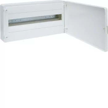   Hager Golf VS122PD Műanyag kiselosztó, 22 modul, 1 sor, teli ajtóval, IP40, falon kívüli, Golf (Hager VS122PD)