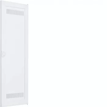   Hager VZ125W Műanyag perforált ajtó, sülyesztett elosztóhoz, 5 soros, Volta multimédia