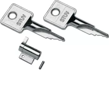   Hager Gamma VZ313 Zár 2 db kulccsal a Mini Gamma elosztókhoz (Hager VZ313)