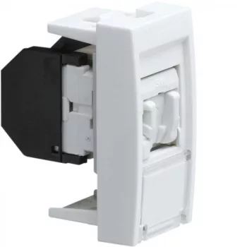 Hager WS219 Systo, RJ45, Cat6, UTP, Vega D