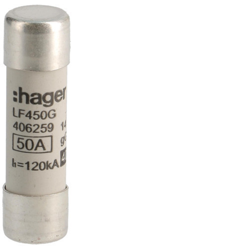 Hager lf450g Hengeres olvadóbiztosítóbetét, 14x51 mm, gG, 50 A 500 V