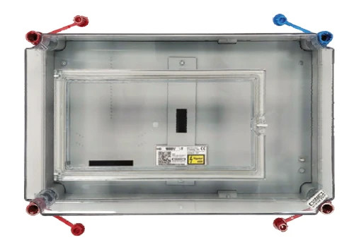 Hensel HB-1000V-T 1 fázisú egy mérőhelyes fogyasztásmérő szekrény vezérelt (32 A) / H-tarifás (63 A) méréshez Mérőhelyek száma: 1