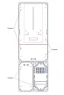 Hensel HB3000F4-U1 1 és 3 fázisú 1 mérőhelyes fogyasztásmérő szekrény egyedi mindennapszaki méréshez 63 A-ig Hensel 1091330