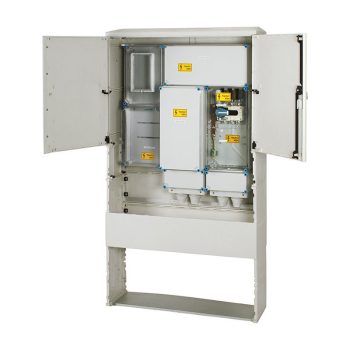   Hensel HÁFM200E-U Áramváltós mérőhely 200 A-ig, 1 felhasználási helyes indirekt mérés, földkábeles csatlakozásra, kültéri alkalmazásra, kombinált szekrény kivitelben, tűzeseti lekapcsolással