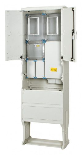 Hensel HB33K0FE-U 1 és 3 fázisú 2 mérőhelyes fogyasztásmérő szekrény egyedi mindennapszaki (80 A-ig)