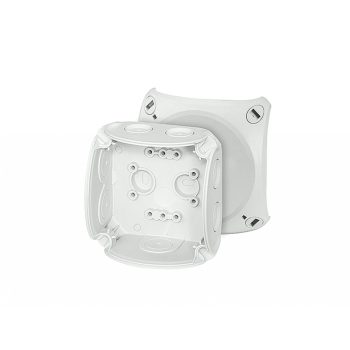   Hensel DK 0200 GZ Kötődoboz kapcsok nélkül, 1 db 6-13 mm kábelbevezetéssel, rugalmas tömítőmembránnal RAL 7035 szürke IP66