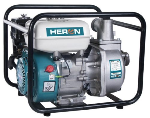 Heron 8895101 benzinmotoros vízszivattyú 5,5 LE,max.600l/min, max.7m szívómélység,max. 28m nyomómagasság ( 8895101 )