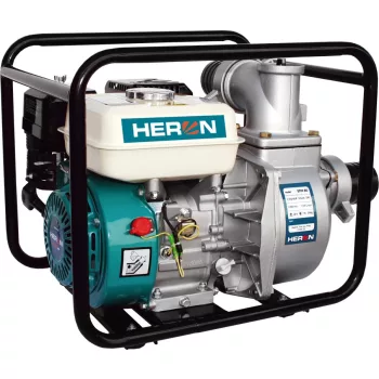   Heron 8895102 benzinmotoros vízszivattyú, 6,5 LE, max.1100l/min, max. 28m emelőmagasság, 3"csőátmérő (EPH-80) ( 8895102 )