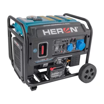   Heron 8896233 benzinmotoros áramfejlesztő, 6 kVA, 230V, 1 fázisú, inverteres ( 8896233 )