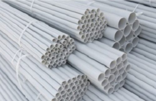 Mü III 29 szürke merev PVC vékonyfalú védőcső 2,5m/szál, 120N/5cm, -5°C/+60°C kiszerelés: 50 fm/ köteg, (cső0011)