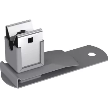   J.Pröpster 111010AZ VI tetővezeték tartó rögzítőlappal V2A 5mm Rd8 ( J.Pröpster 111010AZ )