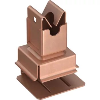   J.Pröpster 111552 VI tetővezeték tartó, rögzítőbakkal,V2A,Rd8 ( J.Pröpster 111552 )