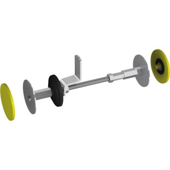   J.Pröpster 112130 EPH falátvezetés vízzáró gumilappal, átfogási tartomány: 200-600mm, V4A, M12 csatlakozással ( J.Pröpster 112130 )