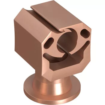   J.Pröpster 1158 VI műanyag vezeték tartó M6 25mm réz szín ( J.Pröpster 1158 )