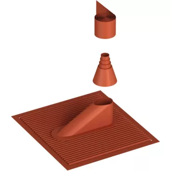   J.Pröpster 1236 IS Tetőátvezető-cserép-készlet, téglavörös ( J.Pröpster 1236 )