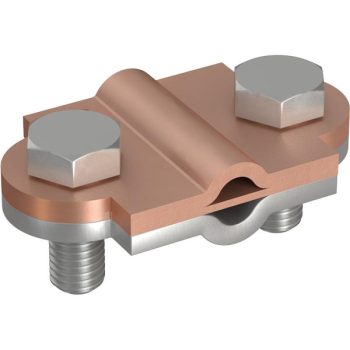   J.Pröpster 1343Z VI vario kétfémes összekötőkapocs Stfz lapos / Cu körvezető ( J.Pröpster 1343Z )