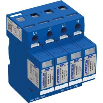   J.Pröpster 317250 TF P-HMS 280 4 Túlfeszültség-levezető 1+2-es típus, 4 pólus, távjelző nélkül, 280V ( J.Pröpster 317250 )