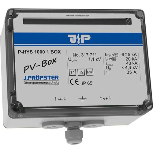 J.Pröpster 317711 TF előszerelt csatlakozódoboz, 1+2-es típus, 1MPP, IP65, 1100V ( J.Pröpster 317711 )