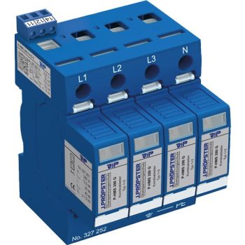   J.Pröpster 327210 TF P-HMS 280 G 1+1 Túlfeszültség-levezető 1+2-es típus, 1+1 pólus, távjelző nélkül, 255V ( J.Pröpster 327210 )