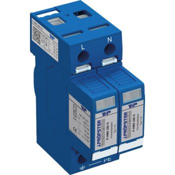   J.Pröpster 327220 TF P-HMS 280 G 2 Túlfeszültség-levezető 1+2-es típus, 2 pólus, távjelző nélkül, 255V ( J.Pröpster 327220 )