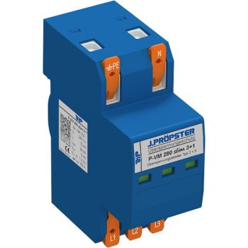   J.Pröpster 346222 TF P-VM 280 Túlfeszültség-levezető 2+3-as típus, 3+1 pólus, távjelző nélkül, 280V ( J.Pröpster 346222 )