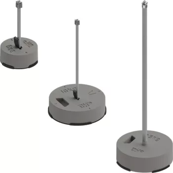   J.Pröpster 490008 IS vezetéktámasz GFK 32, Rd8/10-hez, 25kg-os gúlán, eltartás: 1,3m ( J.Pröpster 490008 )