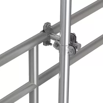   J.Pröpster 490490 IS felfogóoszlop tartó Ø 26,9mm/ 3/4", V2A ( J.Pröpster 490490 )