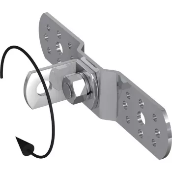   J.Pröpster 490505 IS zászlós - ISO traverse tartó T-rögzítővel, V2A ( J.Pröpster 490505 )