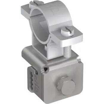   J.Pröpster 612100 HVC Állókorcos fémlemezhez vezeték tartó V2A,HVC-85-höz, befogási tartomány 8 mm-ig ( J.Pröpster 612100 )