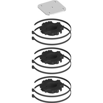   J.Pröpster 632448 HVC Levezetőtartó-készlet PA6-Alu, HVC-vezetékhez,GFK rúdhoz ( J.Pröpster 632448 )