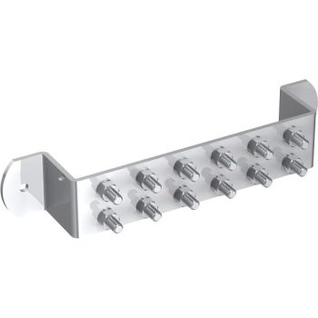   J.Pröpster 910380 EPH földelősín 385/60x5mm, 2x6 csatlakozóhely, V2A ( J.Pröpster 910380 )