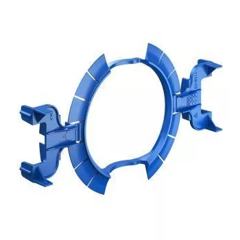   Kaiser 1159-03 KLEMMFIX süllyesztett 60-as szerelvénydoboz rögzítő adapter, gipszmentes beépítéshez 82 mm átmérőjű nyílásba
