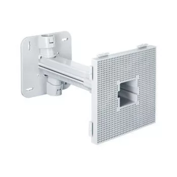   Kaiser 1159-60 Teleszkópos készüléktartó szerelőlap külső hőszigetelésbe. Állítható mélység: 80-200 mm. Szerelőlap mérete: 120×120 mm, Teherbírás: max. 5Kg