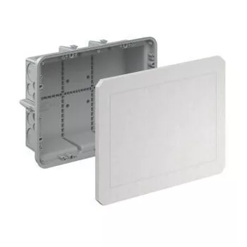   Kaiser 1297-34 408×308×135 mm univerzális LED lámpa- és eszközbeépítő doboz beton oldalfalba + ásványgyapot előlappal, rögzítő szögekkel (8 db)