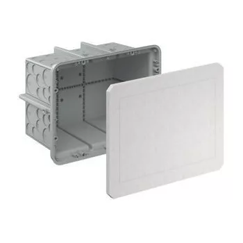   Kaiser 1297-35 408×308×235 mm univerzális LED lámpa- és eszközbeépítő doboz beton oldalfalba + ásványgyapot előlappal, rögzítő szögekkel (8 db)