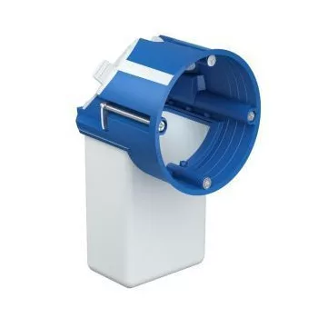   Kaiser 9068-94 68 Flex hangszigetelő és légtömőr 68-as szerelvénydoboz üreges és gipszkarton falazatba, gumimemránnal és rugalmas alagúttal. Mélység: 75 mm. Csillapítás: 68 dB