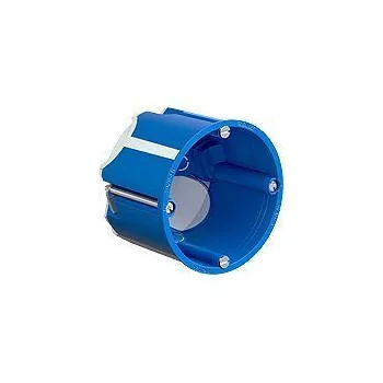   Kaiser 9069-04 68-as hangszigetelő és légtömőr mély szerelvénydoboz üreges és gipszkarton falazatba, gumimemránnal. Mélység: 61 mm. Csillapítás: 69 dB