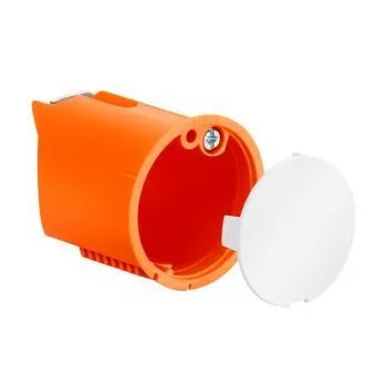   Kaiser 9248-01 35-ös falilámpa csatlakozó doboz üreges és gipszkarton falazatba, 45 mm mély, 7-40 mm lemezvastagsághoz