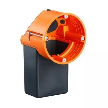   Kaiser 9268-94 ECON® Flex 68-as légtömőr O-range® szerelvénydoboz üreges és gipszkarton falazatba, gumimembránnal és rugalmas alagúttal, 75 mm mély, 7-40 mm lemezvastagsághoz