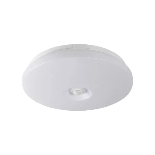Kanlux 18122 FOGLER E 12W NW kerek beltéri mennyezeti LED lámpatest mozgásérzékelővel fehér színben, 1000lm, 12W teljesítmény, 25000h, IP20 védettséggel, 220-240V AC, 4000K (Kanlux 18122)