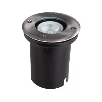   Kanlux 18194 MORO N IG-20 kültéri járófelületbe süllyeszthető lámpatest szerelőaljzattal, rozsdamentes acél, GU10 foglalat, max 20W teljesítmény, IP67 védettséggel, 220-240V ( Kanlux 18194 )