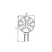 Kanlux 18503 LED12 LED fényforrás, G4 foglalattal, 170 lm, 1,2 W teljesítmény, 4000 K, 20000 h élettartammal, 12 V AC 50Hz / 12 V DC ( Kanlux 18503 )