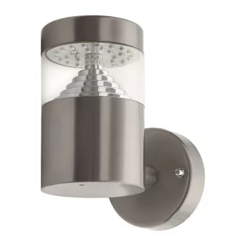   Kanlux 18600 AGARA LED EL rozsdamentes acél kerti / oldalfali lámpa 32 LED SMD IP44 hideg fehér 3W (Kanlux 18600)