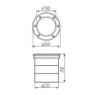 Kanlux 18983 TURRO LED 3X15W-NW kültéri járófelületbe süllyeszthető lámpatest ezüst színben, 3600lm, 45W teljesítmény, 30000h élettartammal, IP67 védettséggel, 220-240V, 4000K ( Kanlux 18983 )
