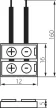 Kanlux 19032 CONNECTOR 8-CP összekötő elem, 8 mm széles szalaghoz, IP20 védettséggel, 12 V AC / 12 V DC ( Kanlux 19032 )
